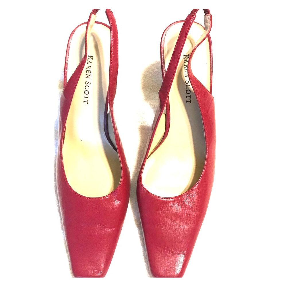 Karen Scott red heels